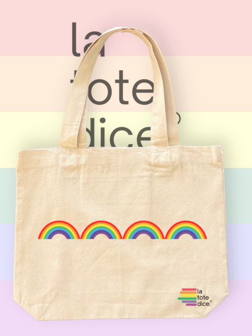 rainbow totebag