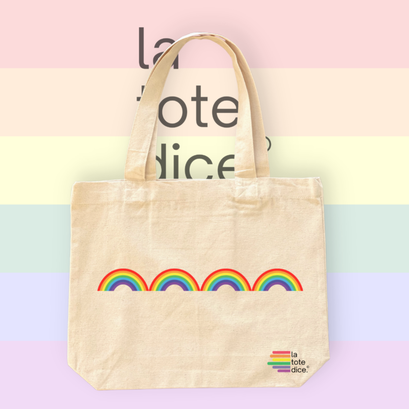 rainbow totebag