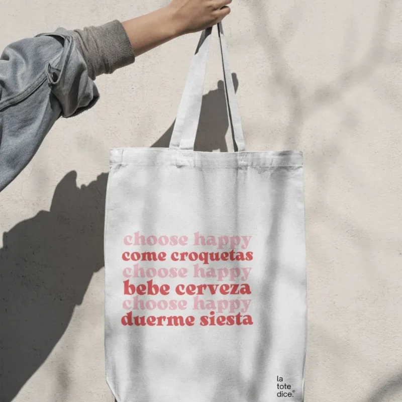 Totebag Choose Happy