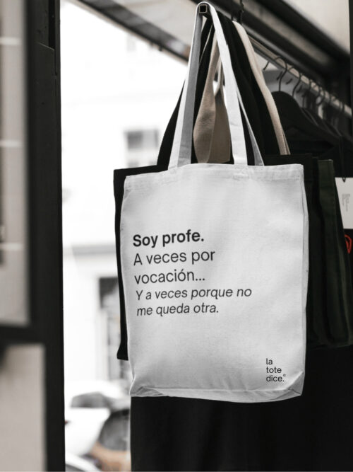 bolsa de tela para profesores